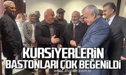 Zonguldak'ta kursiyerlerin bastonları sergilendi!