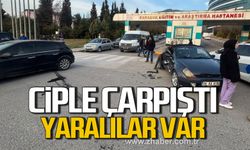 Karabük'te otomobil ile cip çarpıştı! Yaralılar var!