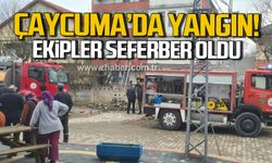 Çaycuma'da yangın! Ekipler seferber oldu!