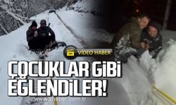 Road The Camp ekibi lastik üstünde karın tadını çıkardı!