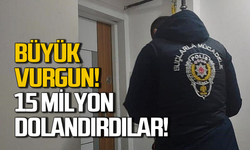 15 milyon lira dolandırdılar! Polisten kaçamadılar