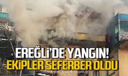 Kdz. Ereğli'de yangın! Ekipler seferber oldu!