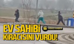 Ev sahibi kiracısını vurdu!