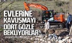 Yangın mağduru aile evlerine kavuşmayı dört gözle bekliyor!