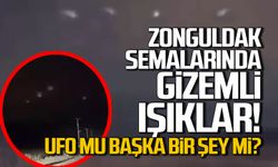 Zonguldak’ta Esrarengiz Işıklar! UFO Mu, Başka Bir Şey Mi?