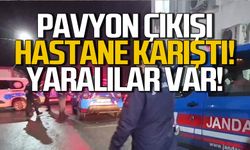 Pavyon çıkışı hastane karıştı! Yaralılar var!