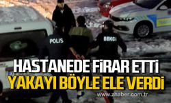 Karabük'te hastanede firar etti! Yakayı böyle ele verdi!