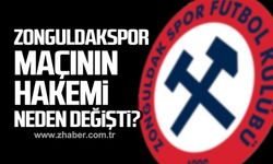 Zonguldakspor maçının hakemi neden değişti?