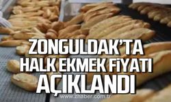 Zonguldak'ta halk ekmek fiyatı açıklandı!