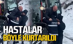 Zonguldak'ta hastalar böyle kurtarıldı!