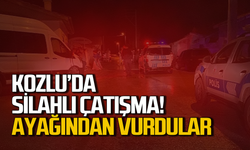 Kozlu’da silah sesleri! Ayağından vurdular!