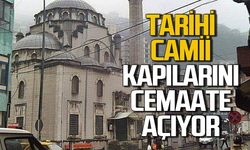 Tarihi Aziziye Cami kapılarını yeniden cemaate açıyor