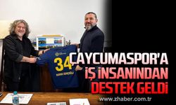 Çaycumaspor'a iş insanı Burak Gençoğlu'ndan destek geldi!