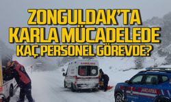 Zonguldak’ta Karla Mücadele Seferberliği: Kaç kişi çalışıyor!