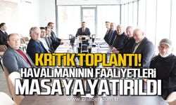 Kritik toplantı! Zonguldak Havalimanı’nın faaliyetleri masaya yatırıldı!