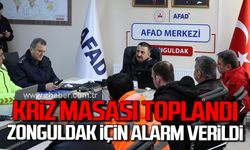 Zonguldak için alarm verildi! Kriz Masası toplandı!