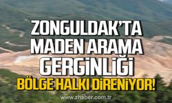 Zonguldak'ta maden arama gerginliği! Bölge halkı direniyor!