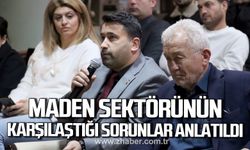 Kozlu'da eğitim semineri! Maden sektörünün karşılaştığı sorunlar anlatıldı!