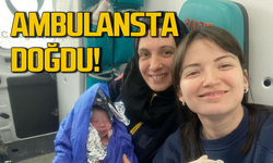 Hastaneyi bekleyemedi!: Ambulansta dünyaya geldi!