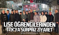 Lise öğrencilerinden TTK'ya sürpriz ziyaret!