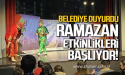 Zonguldak Belediyesi duyurdu! Geleneksel Ramazan etkinlikleri başlıyor!