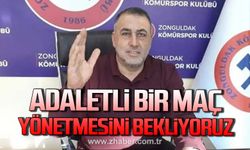 Şükrü Öztürk'ten hakem açıklaması! "Adaletli bir maç yönetmesini bekliyoruz"