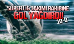 Süper Lig takımı rakibine gol yağdırdı!