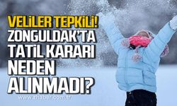 Veliler tepkili! Zonguldak'ta tatil kararı neden alınmadı?