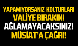 Yapamıyorsanız koltukları Valiye bırakın!