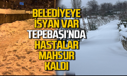 Belediye ekipleri gelmedi Tepebaşı’nda hastalar mahsur kaldı!