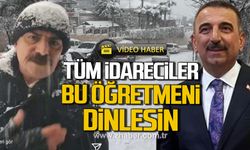 Tüm idareciler bu öğretmeni dinlesin!