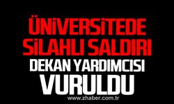 Üniversitede silahlı saldırı! Öğrenci dekan yardımcısını vurdu!