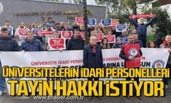 Üniversitelerin idari personelleri tayin hakkı istiyor!