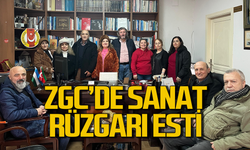 Zonguldak Gazeteciler Cemiyeti'nde sanat rüzgarı esti!