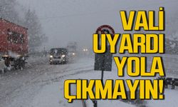 Vali uyardı! Yola çıkmayın!