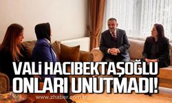 Vali Hacıbektaşoğlu depremzede aileleri ziyaret etti