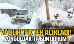 Zonguldak Valiliği tek tek açıkladı! Zonguldak'ta son durum!