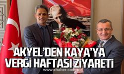 Yetiş Akyel'den Adem Kaya’ya Vergi Haftası ziyareti!