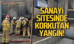 Bartın'da sanayi sitesinde yangın çıktı!