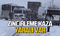 Çaycuma'da zincirleme kaza! Yaralı var!