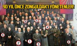 90 yıl önce Zonguldak'ı yönetenler!