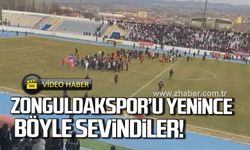 Zonguldakspor’u yenince böyle sevindiler!