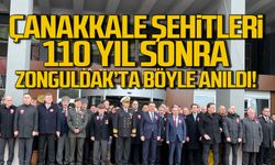 Çanakkale şehitleri 110 yıl sonra Zonguldak'ta böyle anıldı