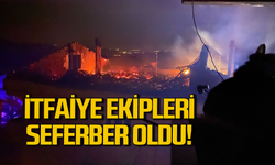 Zonguldak'ta itfaiye ekipleri seferber oldu!