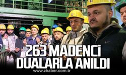 Zonguldak'ta 263 madenci dualarla anıldı!