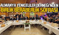 Almanya Yeniceliler Derneği'nden birlik ve beraberlik sofrası!