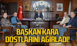 Sadık Recep Kara dostlarını kabul etti!