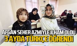 Afgan Seher azmiyle ilham oldu! 3 ayda Türkçe öğrendi!