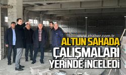 Kamil Altun sahada! Kapalı Spor Salonu çalışmalarını yerinde inceledi!