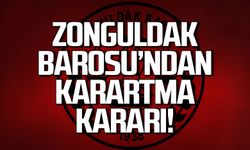 Zonguldak Barosu'ndan karartma kararı!